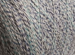 біло-бірюзово-блакитний муліне