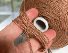 silk bourette tweed - структура