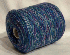 синьо-лілово-ментолово-біло-смарагдовий