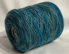 бірюзово-антрацитово-сіро-зелений