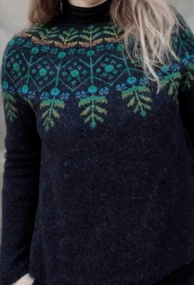 ТЕПЛИЙ СВЕТР З ПЕРЕЛИВНИМ ЖАККАРДОМ