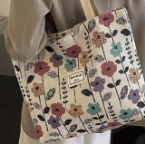 СУМКА ТОУТ (TOTE BAG) З КВІТКОВИМ МАЛЮНКОМ