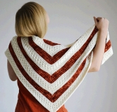 ПЕРЕЛИВНА ШАЛЬ КОЛЬОРУ ЗАСОХЛОГО АПЕЛЬСИНУ ТА МОЛОКА